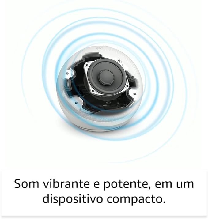 Echo Dot 5ª geração | O Echo Dot com o melhor som já lançado | Cor Azul