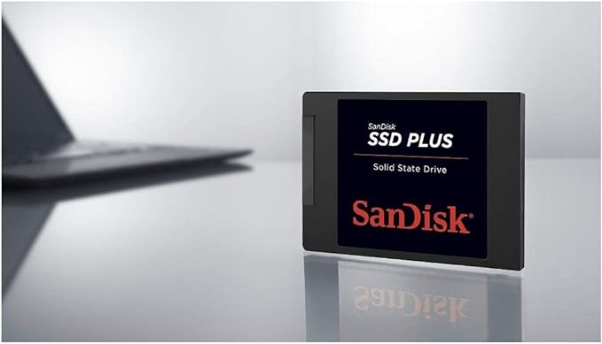 SSD Sandisk Plus, 480GB, SATA, Leitura 535MB/s, Gravação 445MB/s, SDSSDA-480G-G26