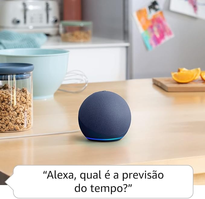 Echo Dot 5ª geração | O Echo Dot com o melhor som já lançado | Cor Azul